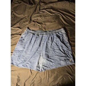 Big Dogs Mens Elastic Waist Denim Jean Shorts Big & Tall 4X Pockets 50 waist